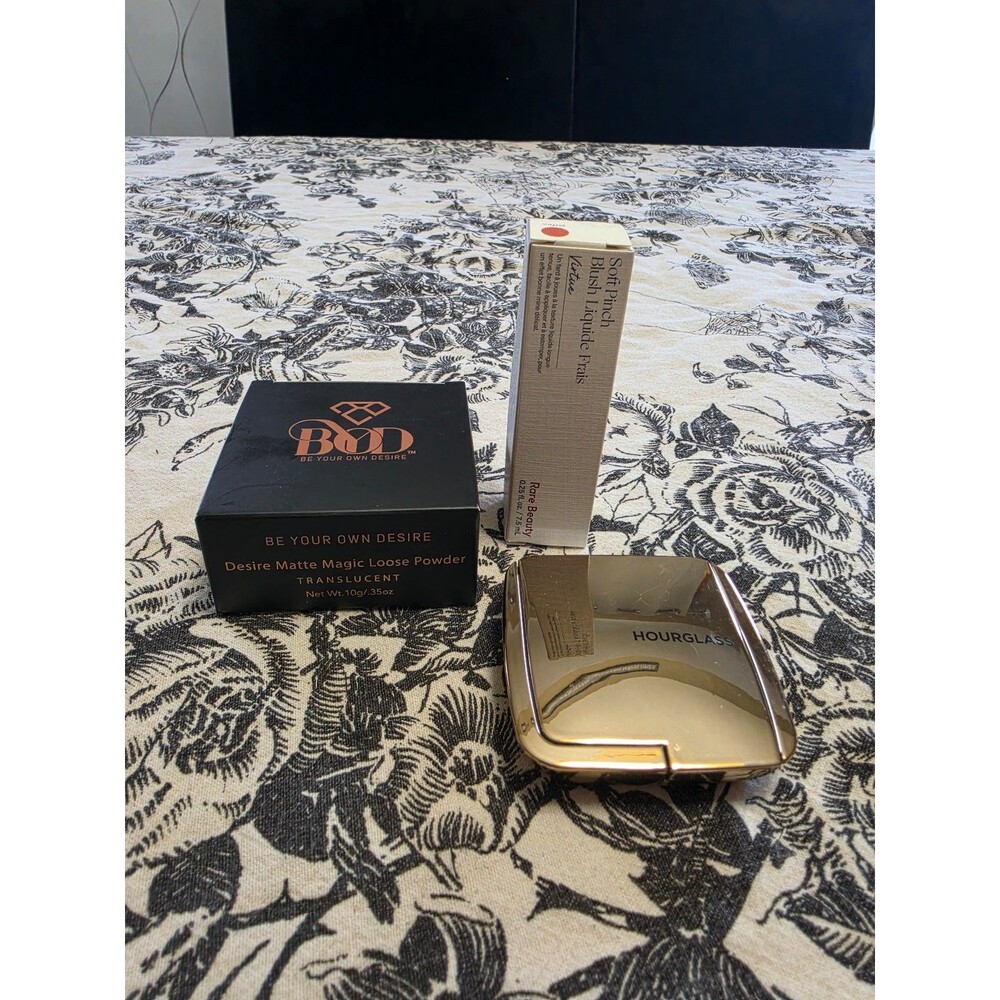 Hourglass & Rare Beauty Blush + BOD Translucent Powder Bundle Value $100 - Picture 7 of 12